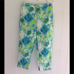 Lilly Pulitzer KELLY Pants STARBOARD Patch Size 6